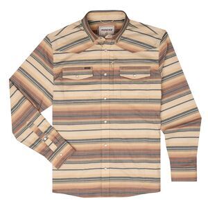 Poncho The Saddle Blanket Long Sleeve Pearl Snap Shirt Men's Size 3XL